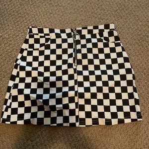 Checker skirt